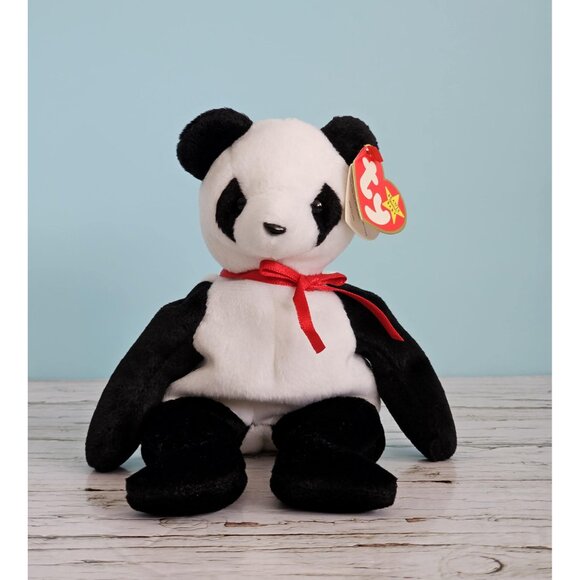 Fortune, Holiday Teddy 2000, Grace, Halo II Vintage Beanie Babies - Picture 3 of 10